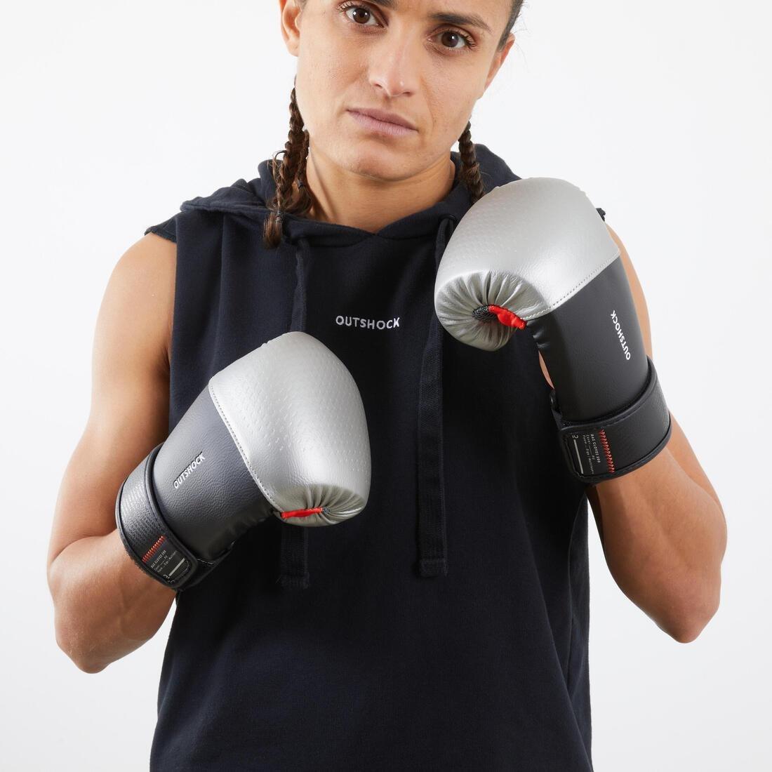 Punching Bag Gloves 500,Silver, , large image number 4