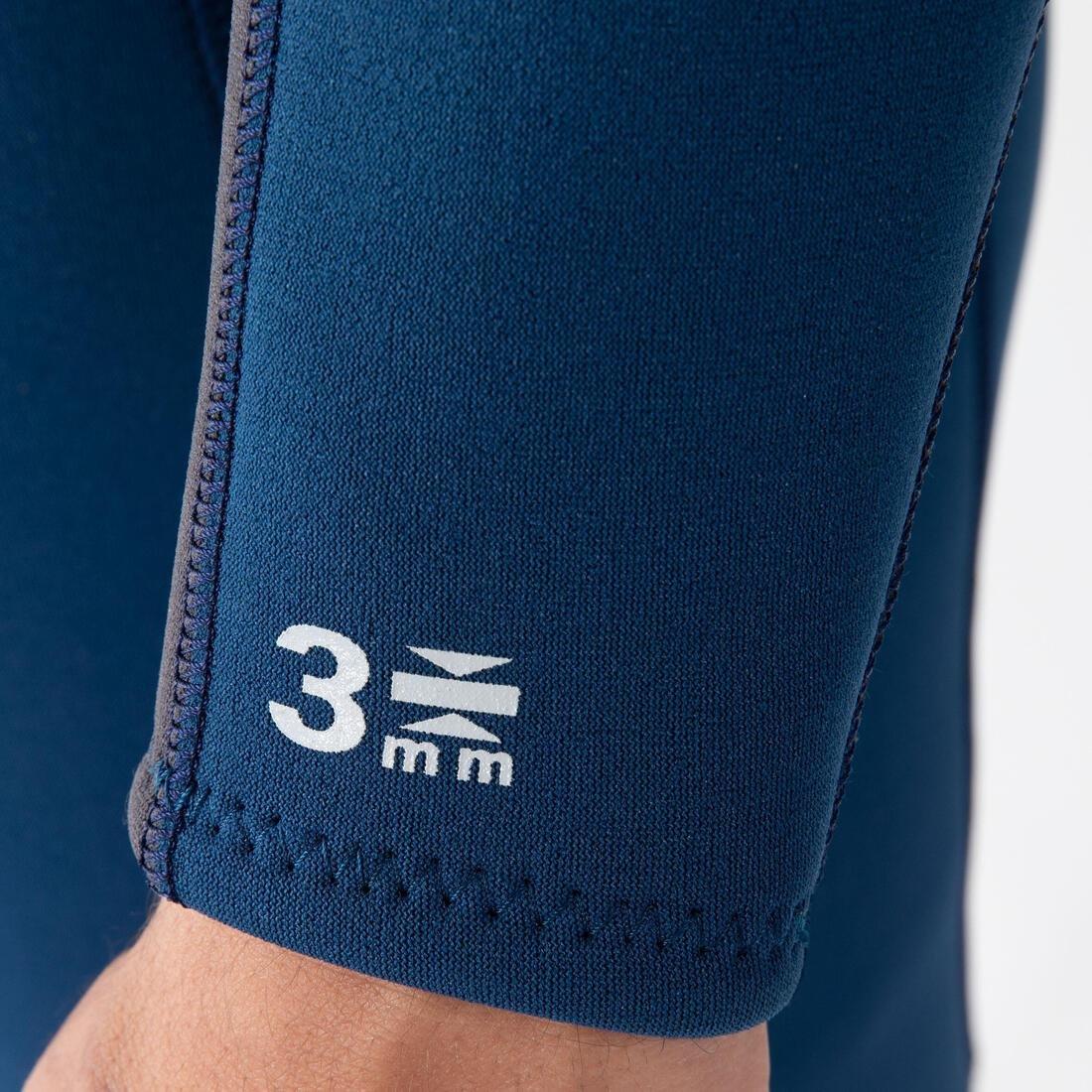 Men Diving Wetsuit 3 Mm Neoprene Scd 500, Blue, No Color, large image number 7