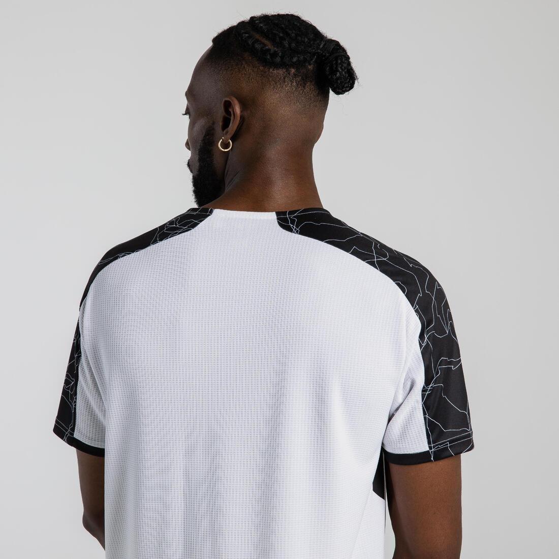 Men Short-Sleeved Football Shirt, Black, , large image number 3