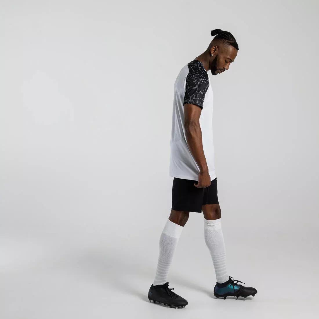 Men Short-Sleeved Football Shirt, Black, , large image number 5