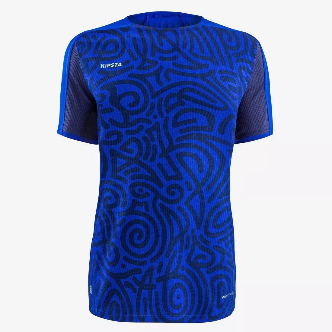 Men Short-Sleeved Football Shirt, Black, , large image number 8