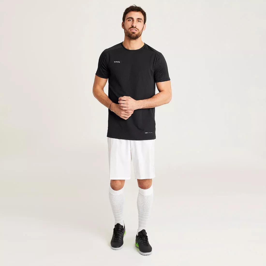 Men Short-Sleeved Football Shirt, Black, , large image number 11