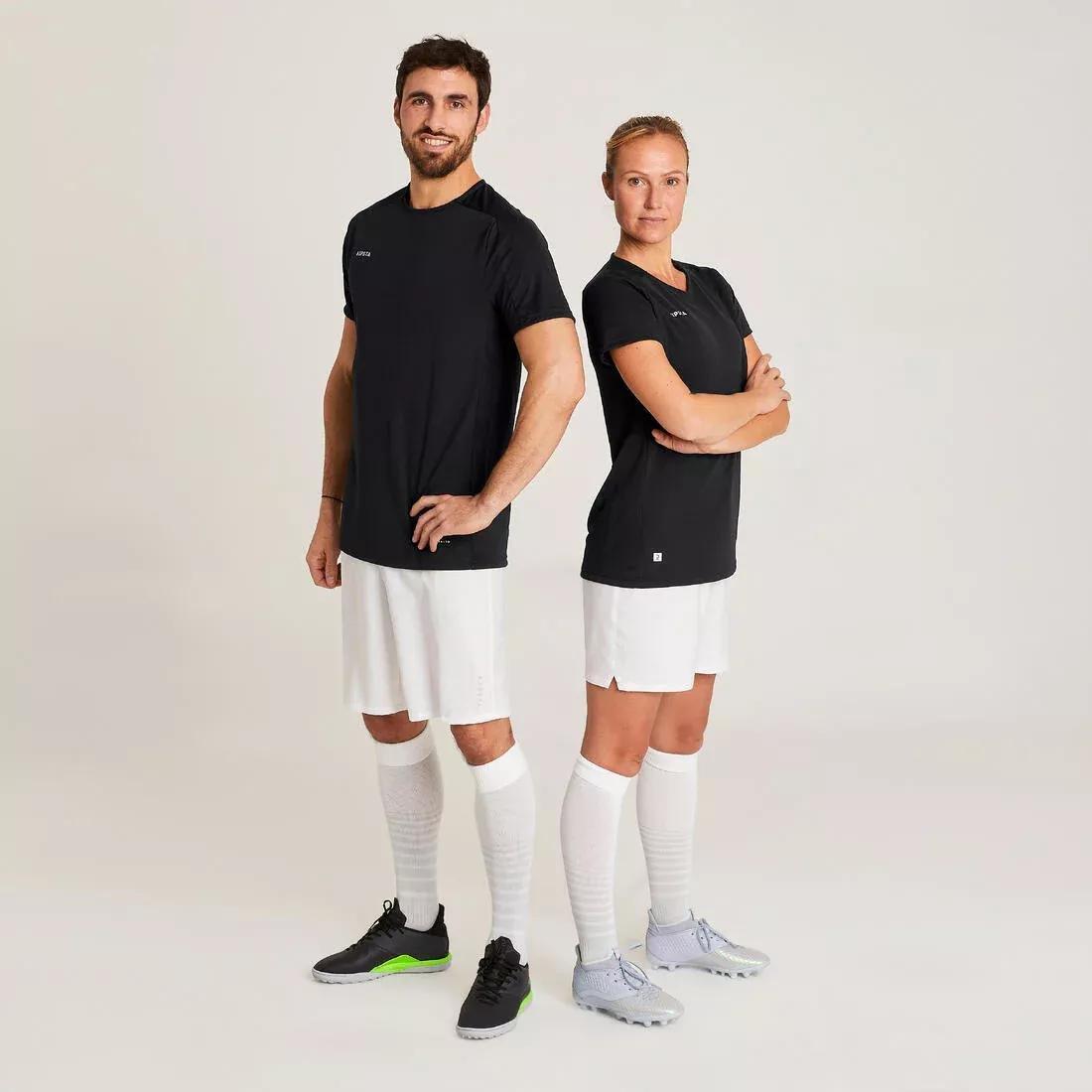 Men Short-Sleeved Football Shirt, Black, , large image number 13