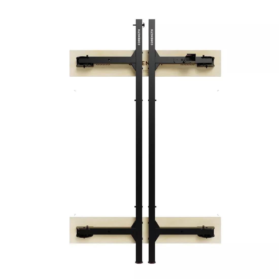 BLACK Foldable Weight Training Wall Rack, 5401_000, large image number 3