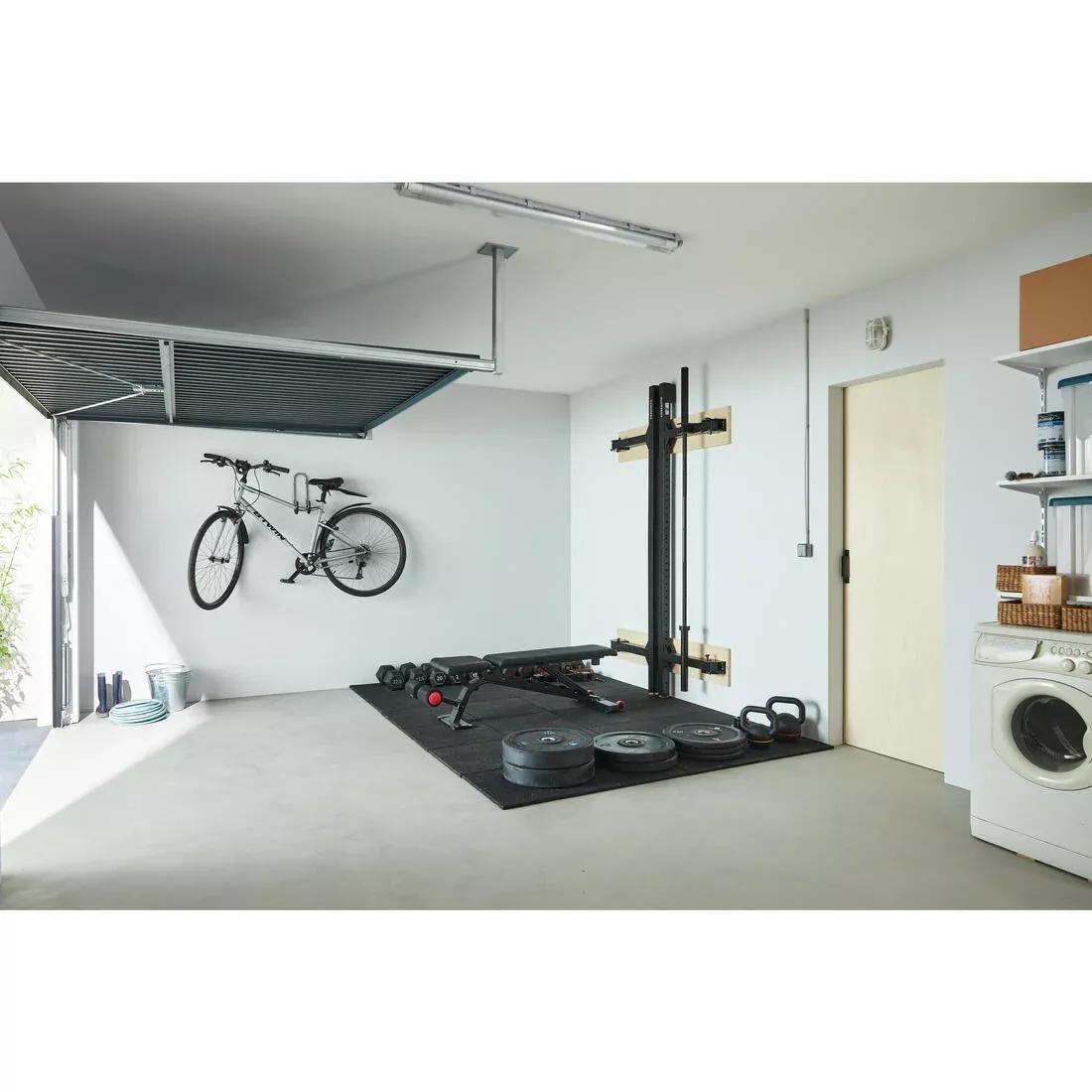 BLACK Foldable Weight Training Wall Rack, 5401_000, large image number 6