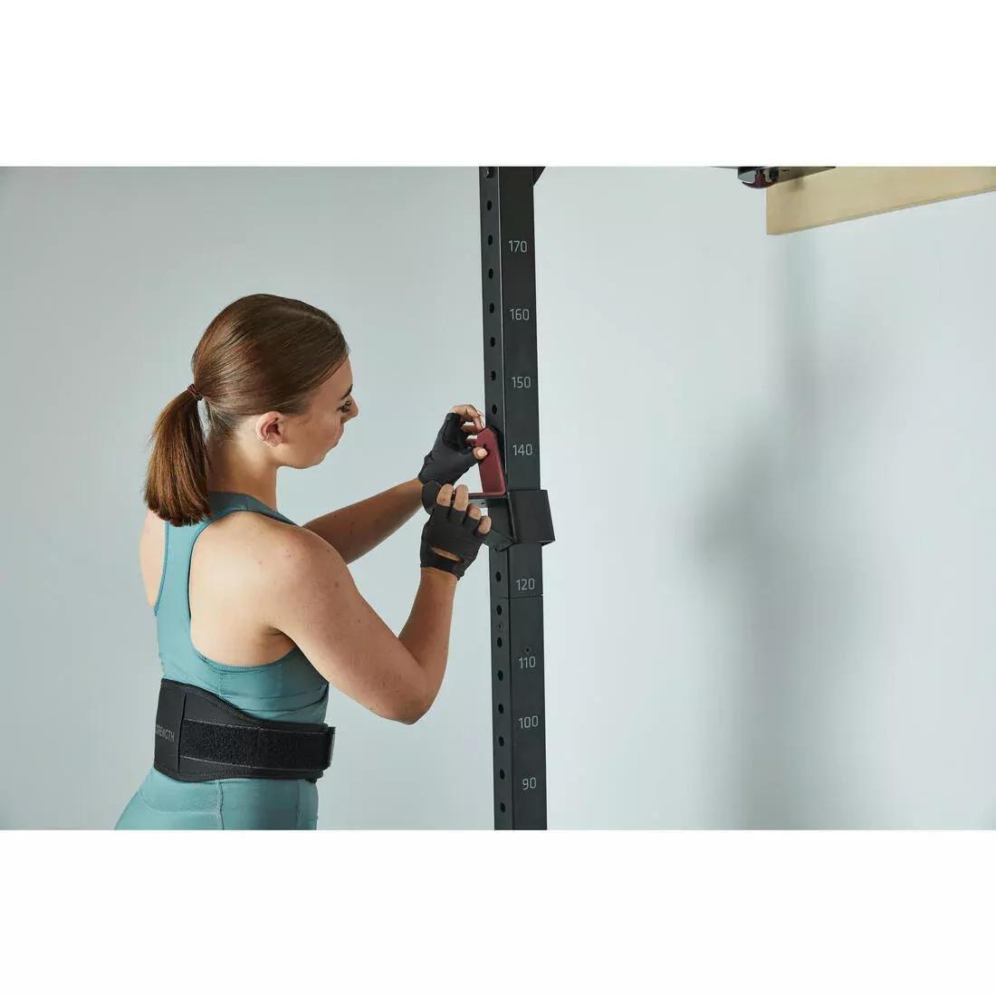 BLACK Foldable Weight Training Wall Rack, 5401_000, large image number 13