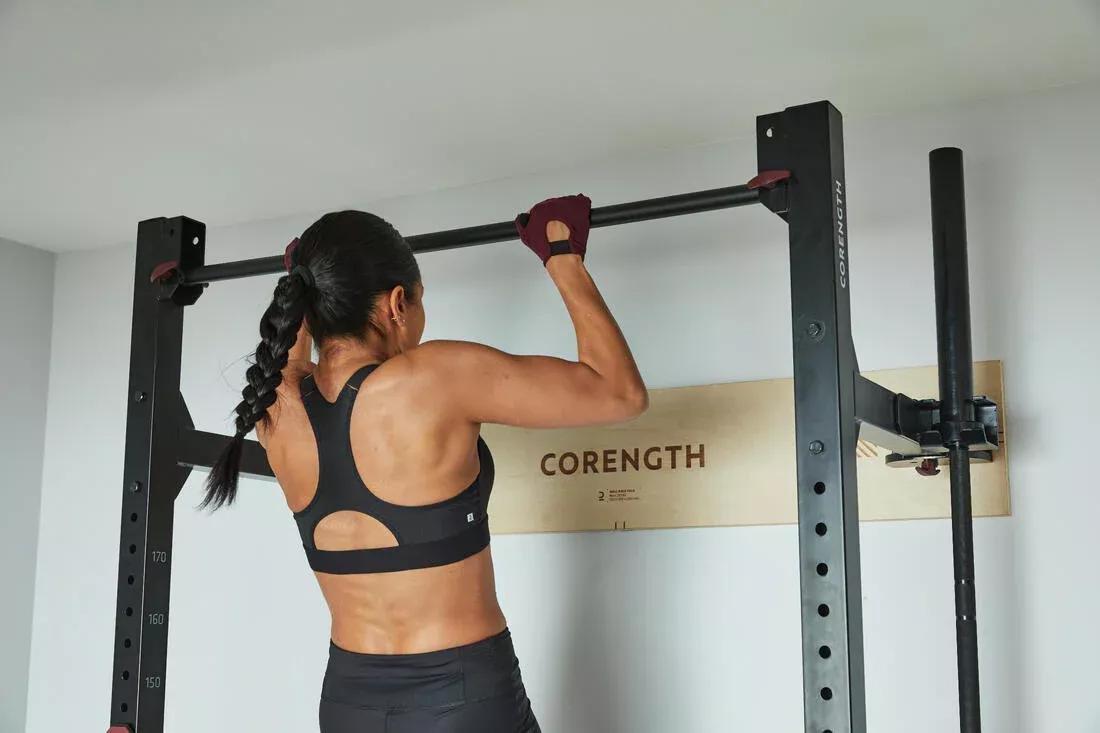 BLACK Foldable Weight Training Wall Rack, 5401_000, large image number 14