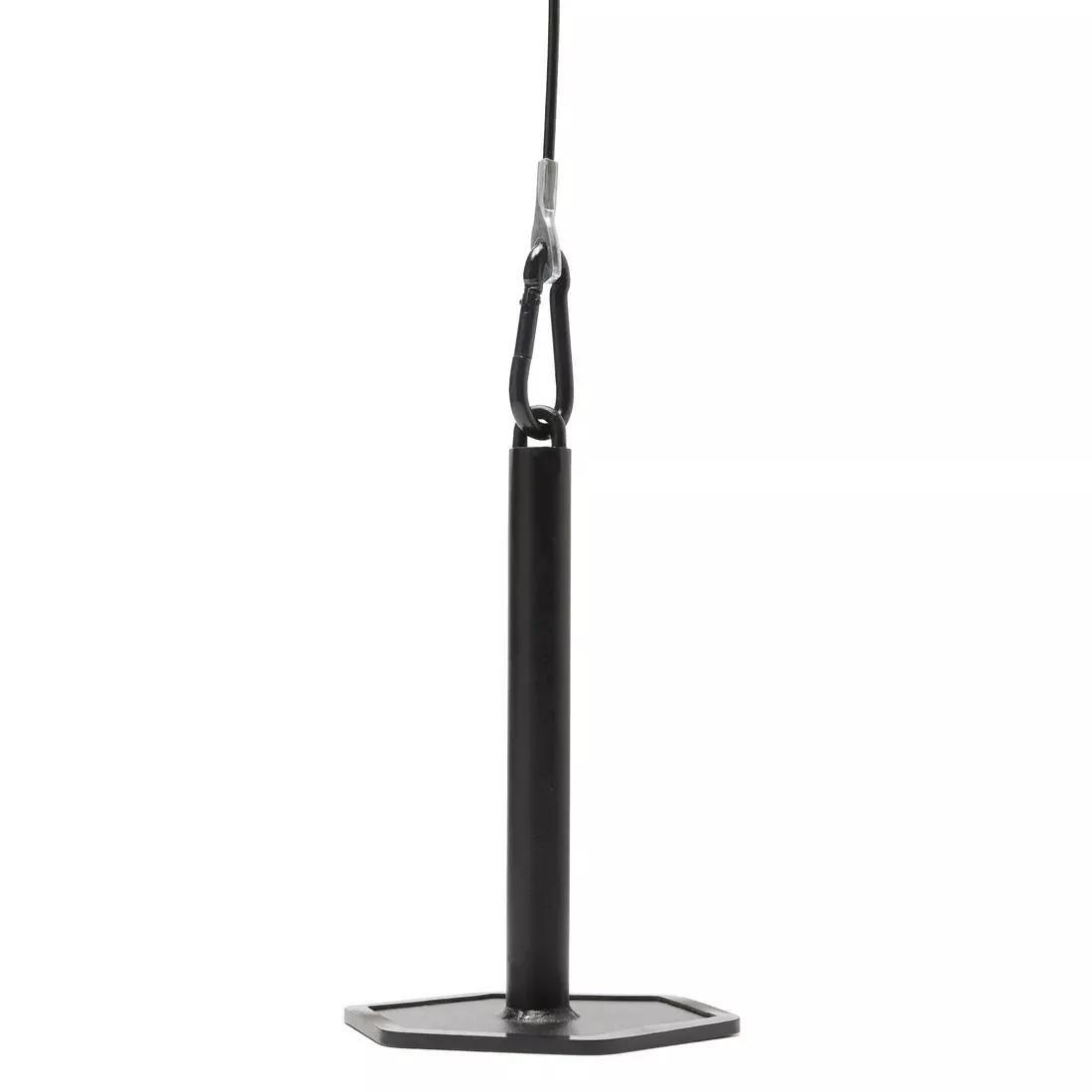 Weight Training Pulley Station With Pull Bar Weights Holder And Net, No Color, large image number 5