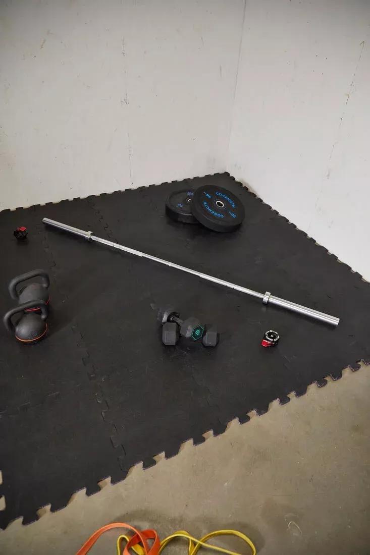 DEFAULT 58 x 58 cm Modular Weight Training Mat, No Color, large image number 8