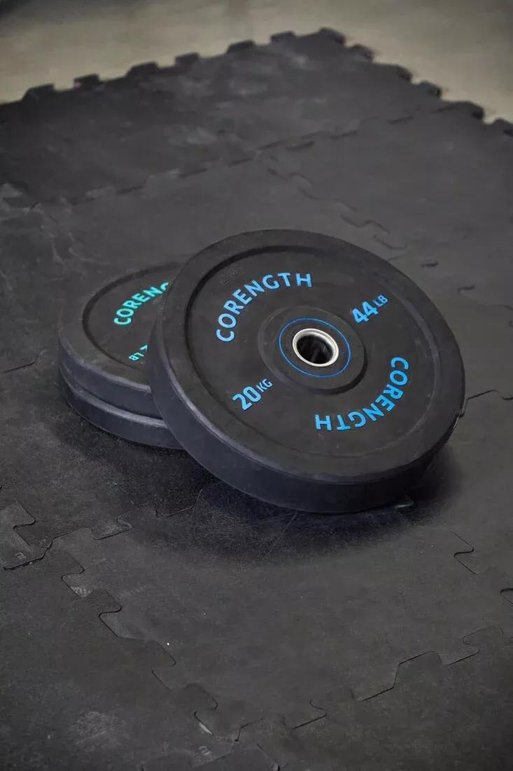 DEFAULT 58 x 58 cm Modular Weight Training Mat, No Color, large image number 12