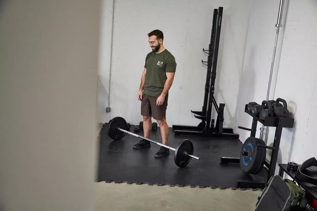 DEFAULT 58 x 58 cm Modular Weight Training Mat, No Color, large image number 13