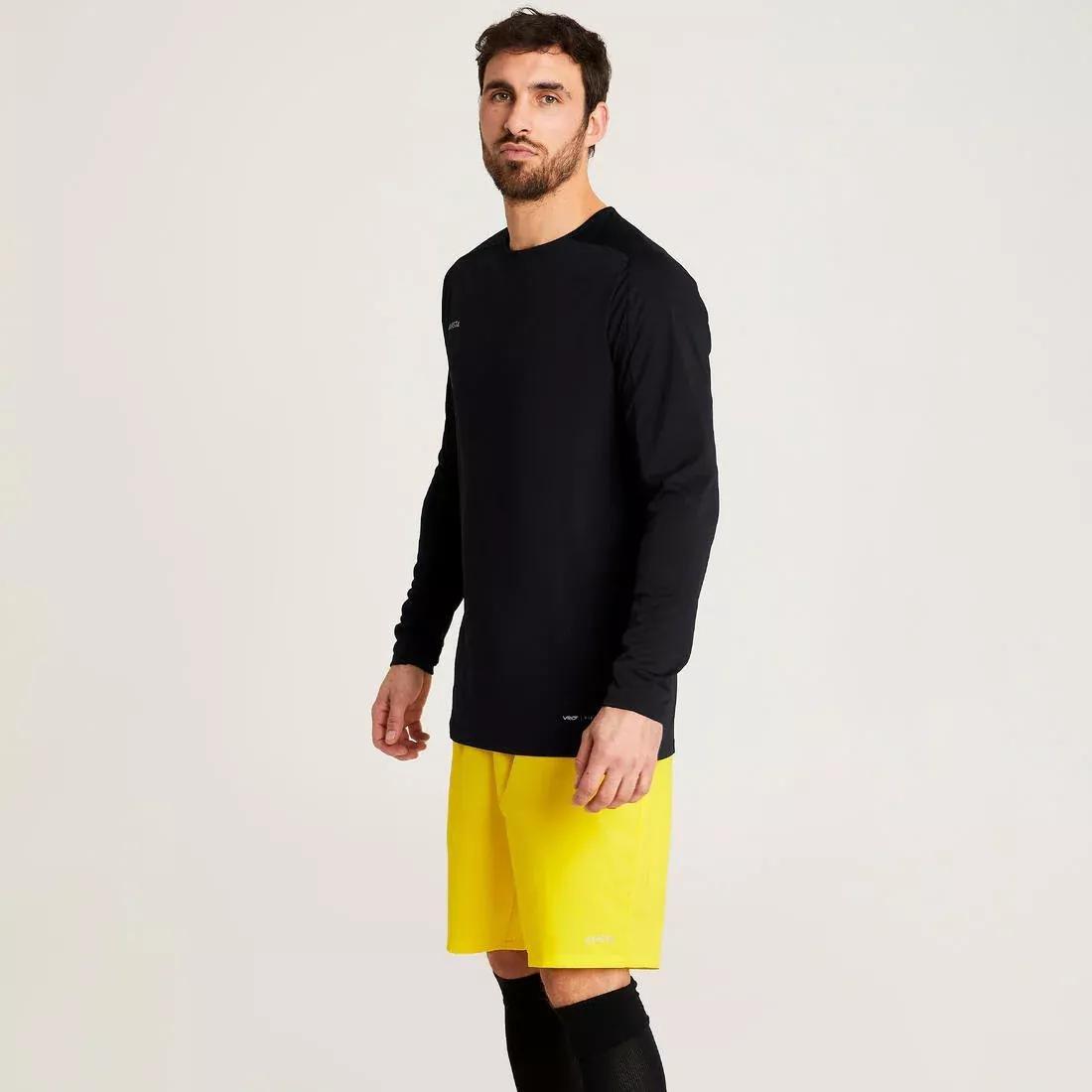Long-Sleeved Football Shirt Viralto Club, black, , large image number 1