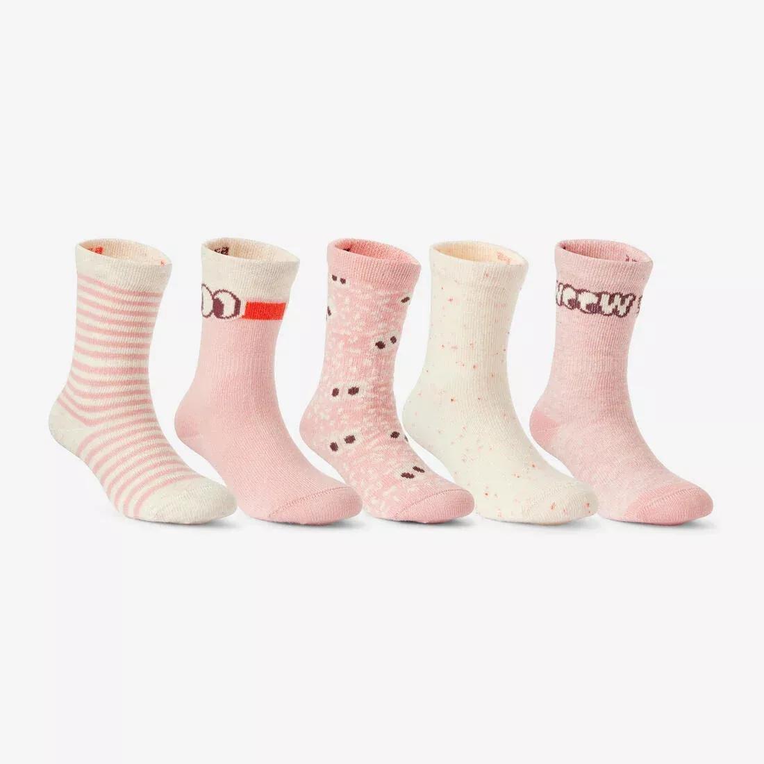 DOMYOS--SOCKS 100 MID PACK GIR L, , large image number 7