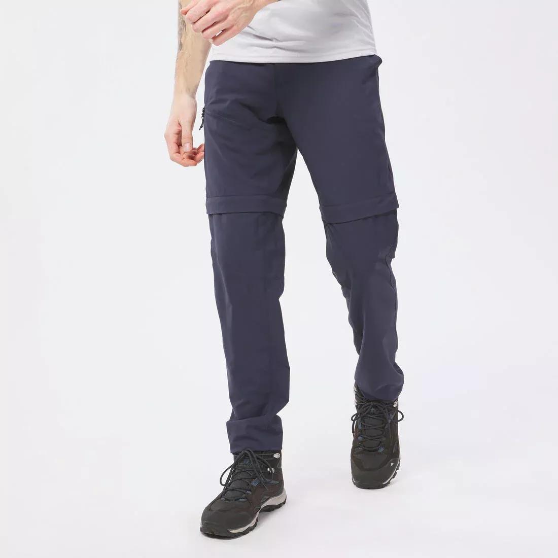 Mens Modular Hiking Trousers - Mh150, Navy, , large image number 2