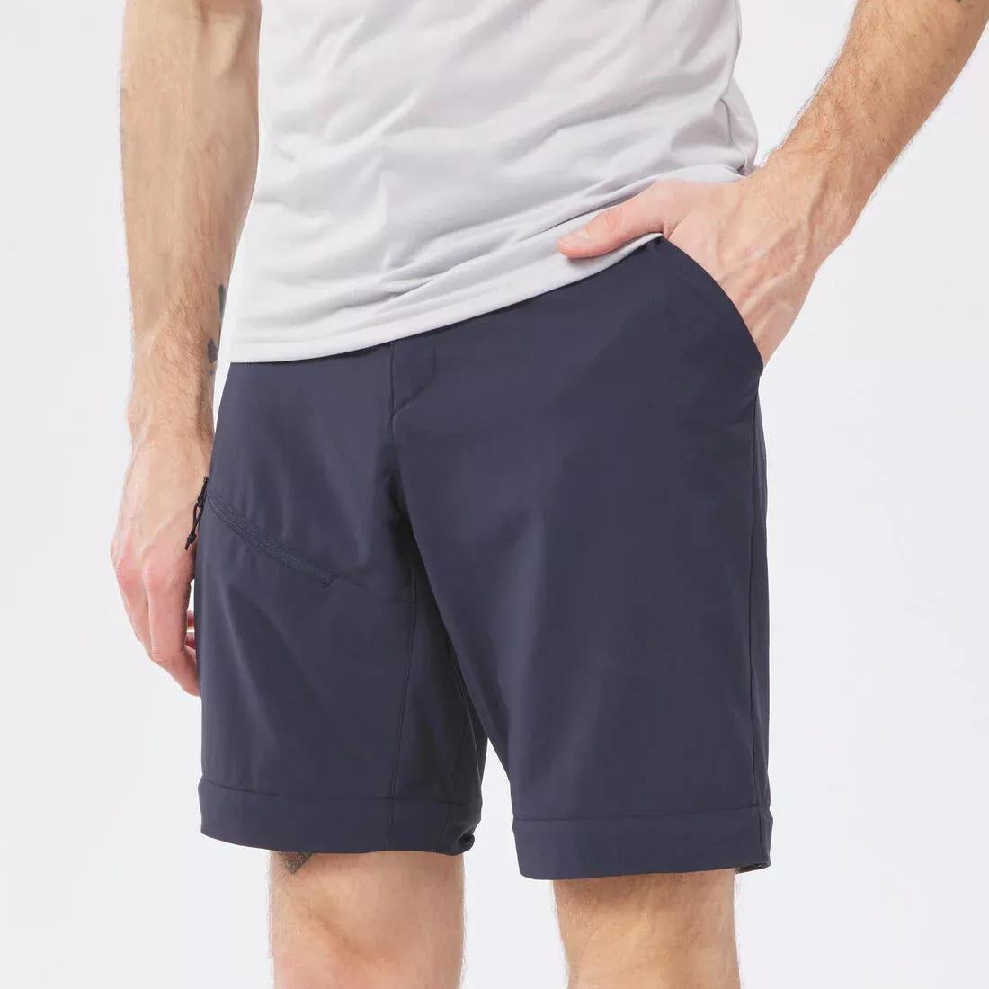 Mens Modular Hiking Trousers - Mh150, Navy, No Color, large image number 3