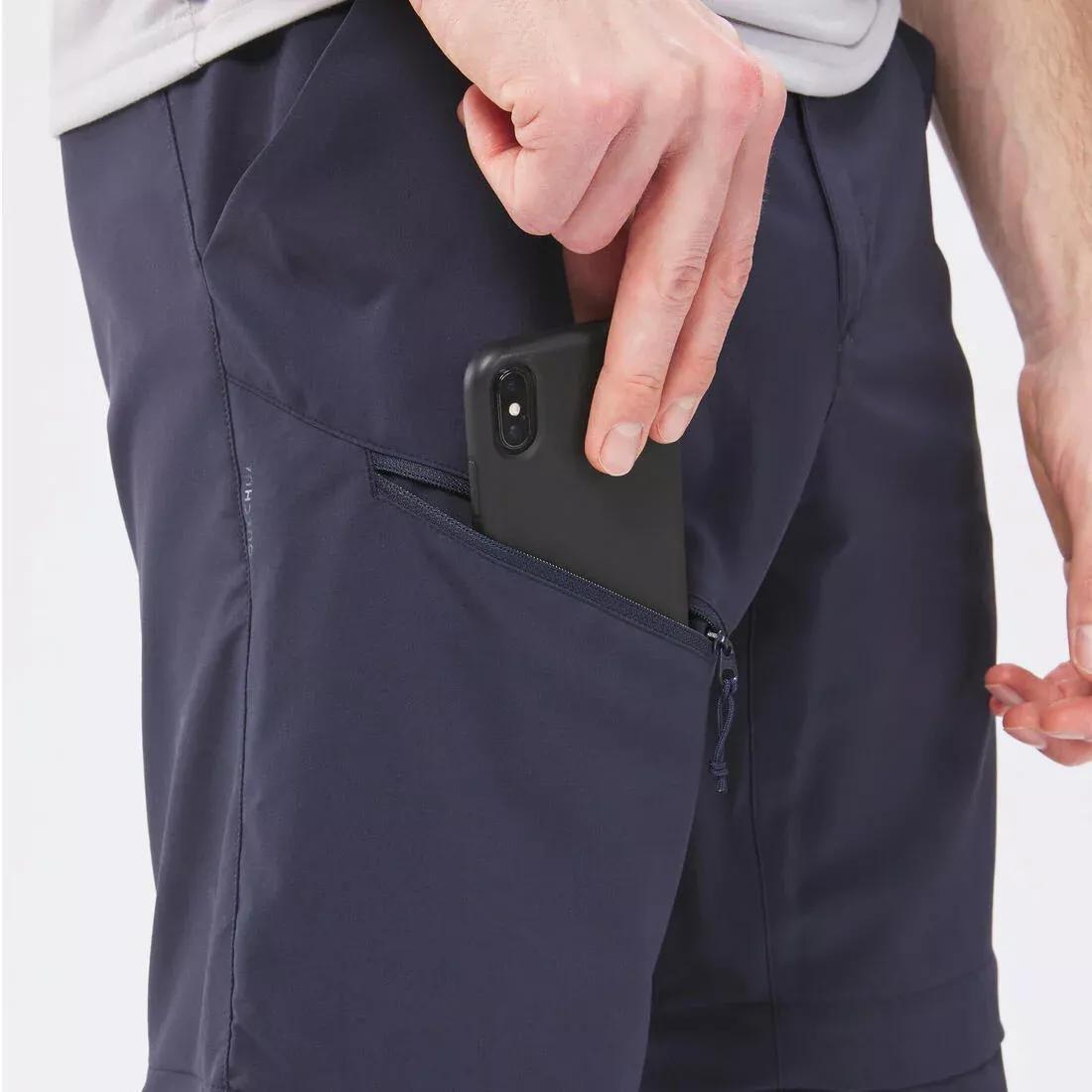 Mens Modular Hiking Trousers - Mh150, Navy, , large image number 8