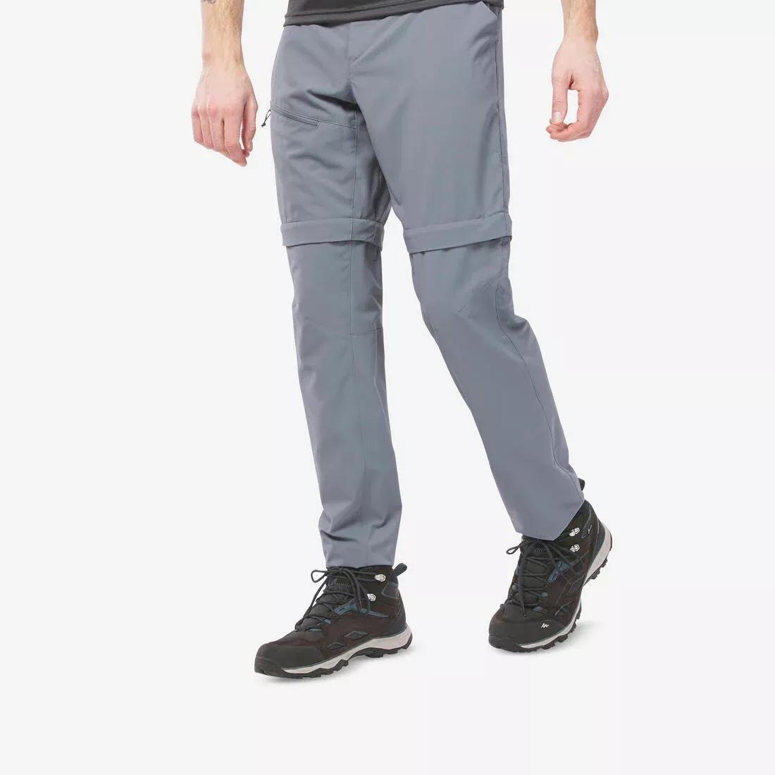 QUECHUA - Mens Modular Hiking Trousers - Mh150, Navy