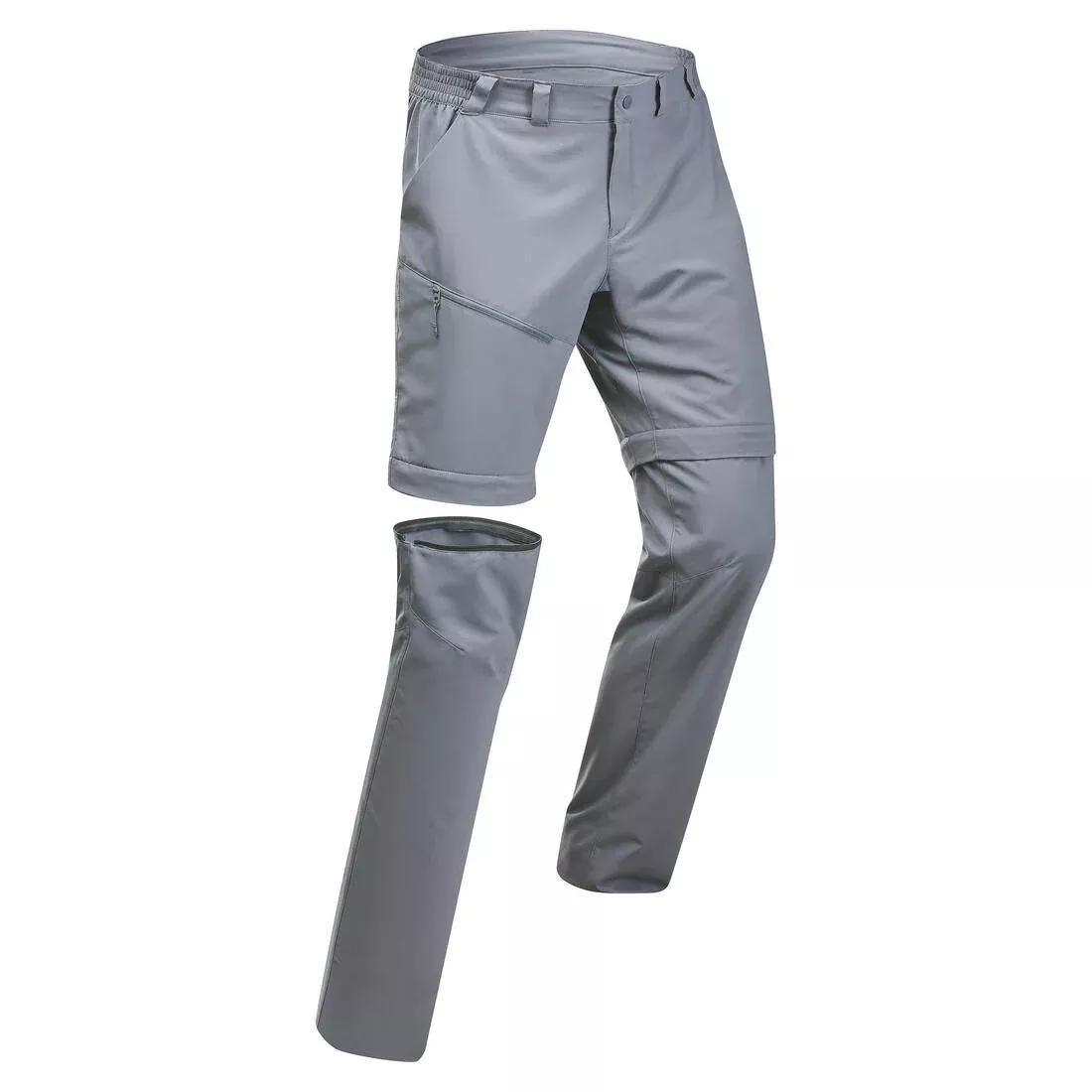 QUECHUA - Mens Modular Hiking Trousers - Mh150, Navy