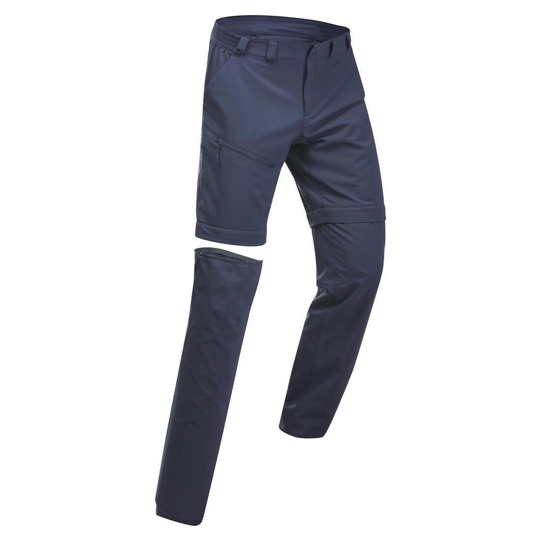 Mens Modular Hiking Trousers - Mh150, Grey, , large image number 2