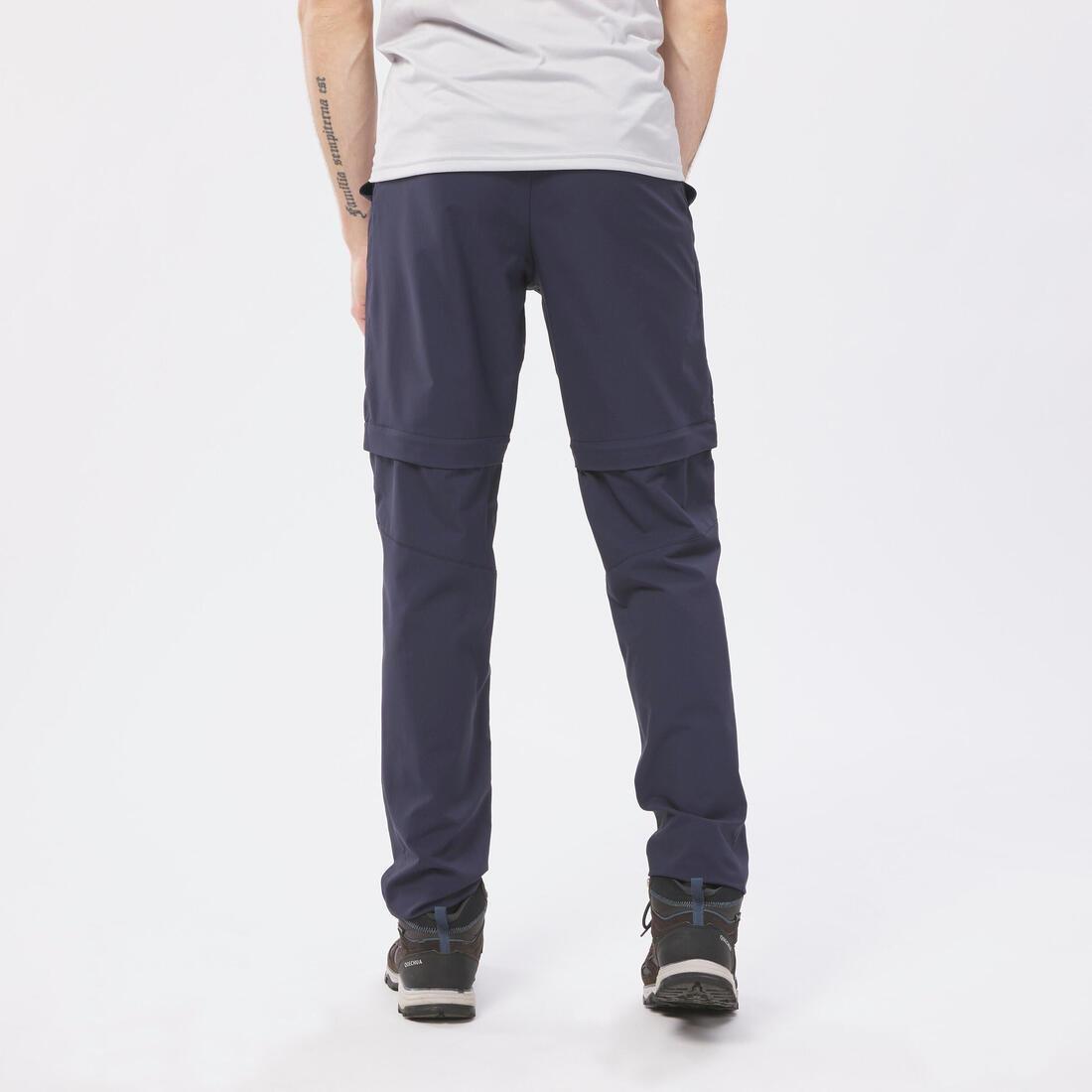 Mens Modular Hiking Trousers - Mh150, Grey, , large image number 12