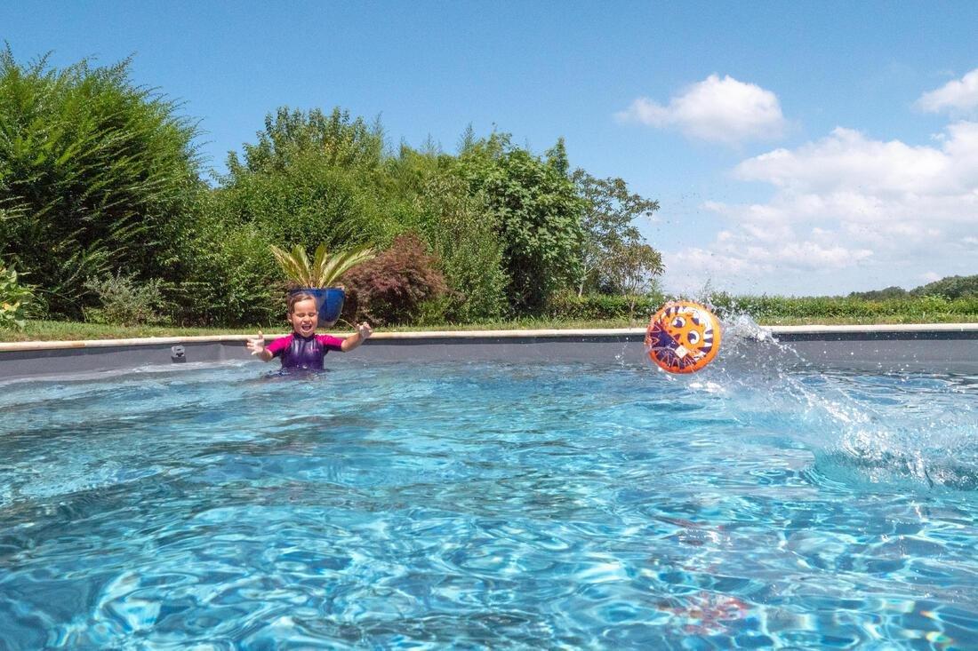Mini Foam Disk For Throwing Or Skipping On Water, Blue, No Color, large image number 4