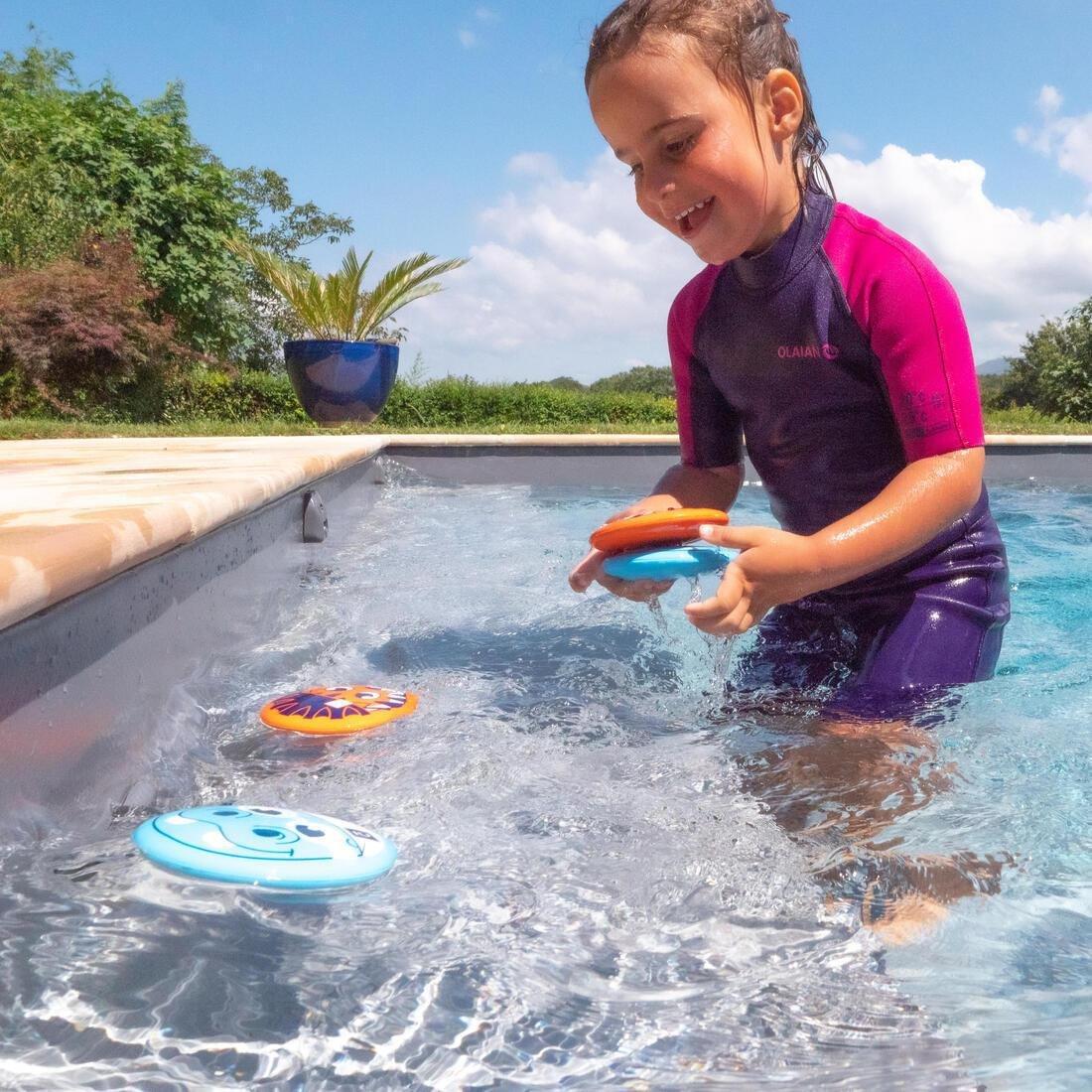 Mini Foam Disk For Throwing Or Skipping On Water, Blue, No Color, large image number 8