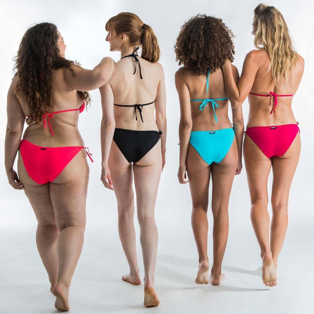 Womens Side-Tie Bikini Bottoms Sofy, Pink, , large image number 12