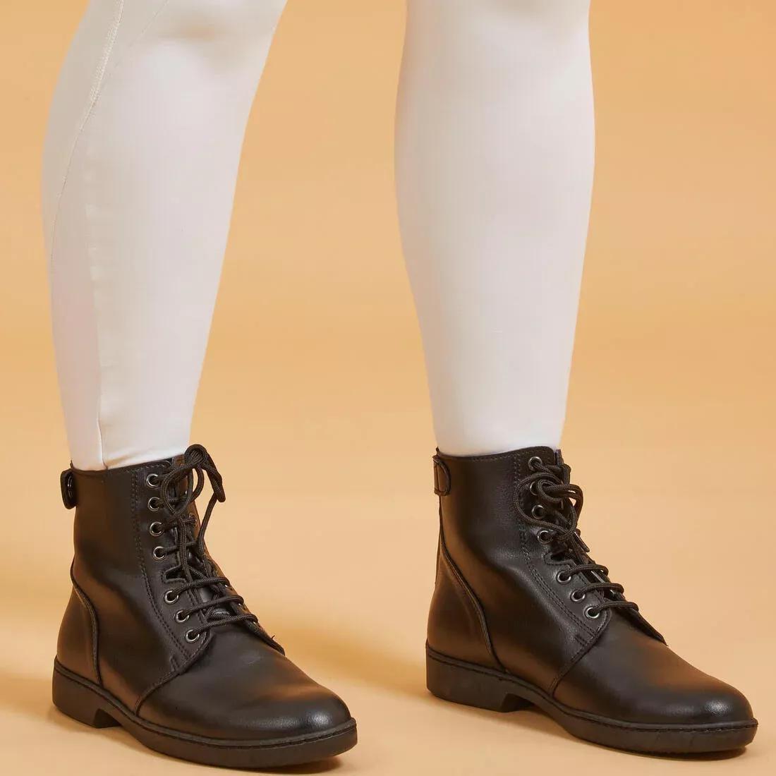 Women Fullgrip Horse Riding Competition Jodhpurs - 500, White, No Color, large image number 11