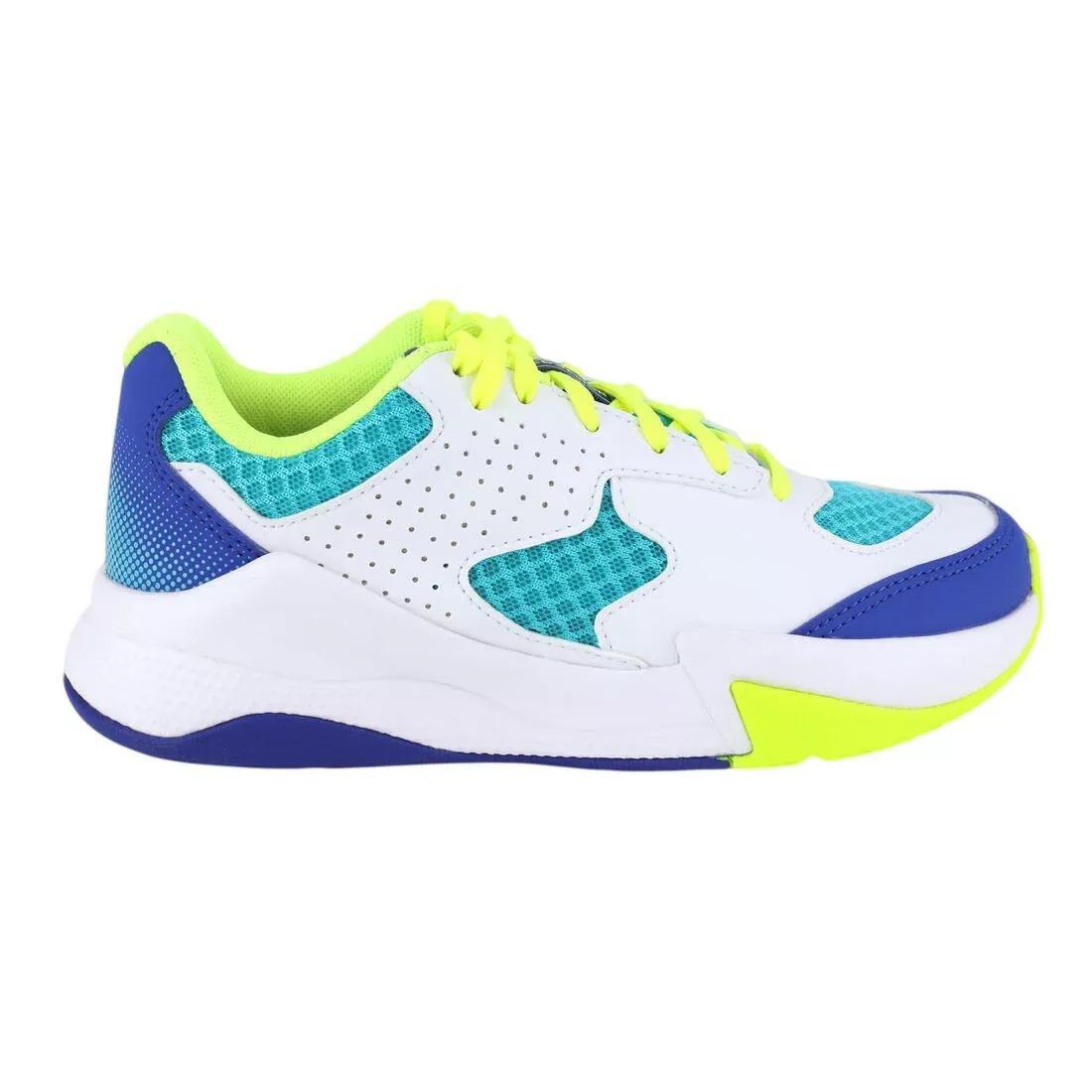 Volleyball Shoes - VS100 Comfort With Laces, Teal, No Color, medium