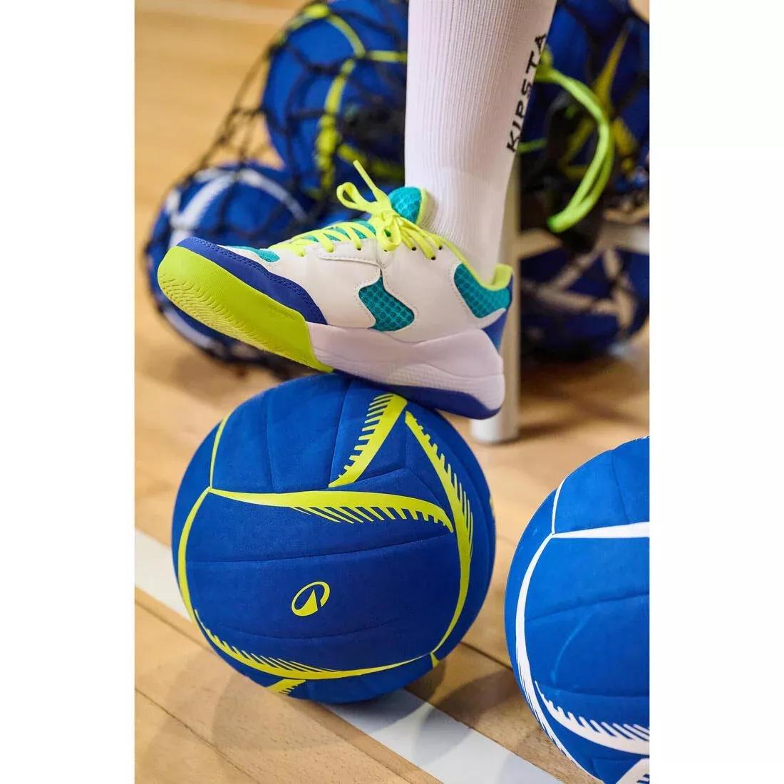 Volleyball Shoes - VS100 Comfort With Laces, Teal, No Color, large image number 5