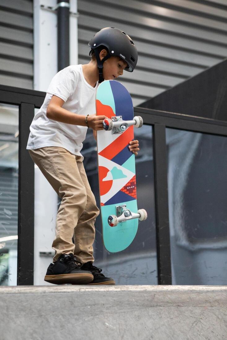 Kids Skateboard Cp100 Mid, Black, No Color, large image number 3