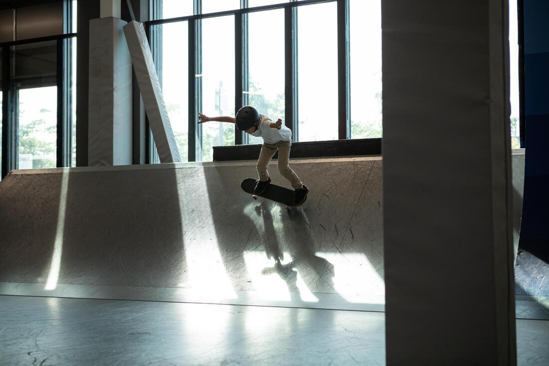 Kids Skateboard Cp100 Mid, Black, No Color, large image number 7