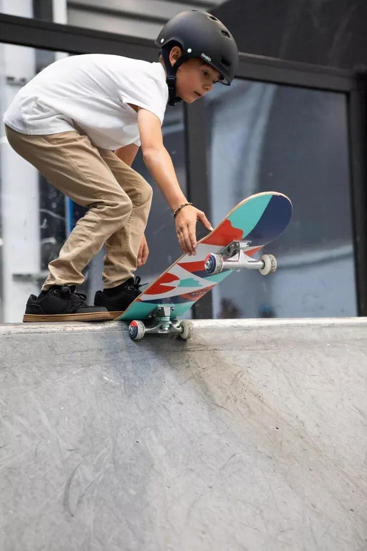 Kids Skateboard Cp100 Mid , Green, No Color, large image number 4