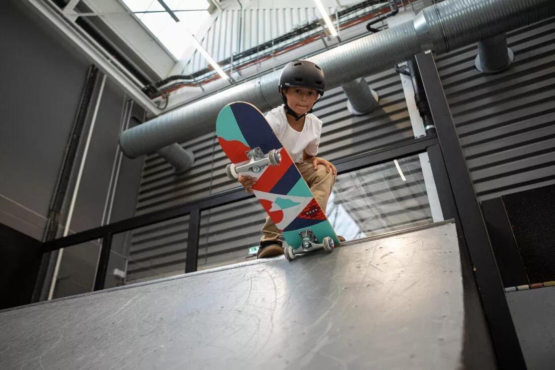 Kids Skateboard Cp100 Mid , Green, 5401_000, medium