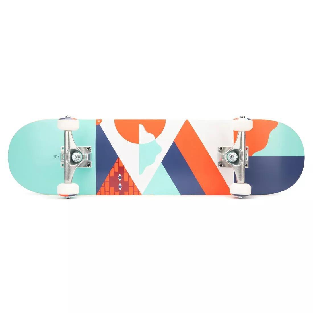 Kids Skateboard Cp100 Mid , Green, No Color, large image number 11