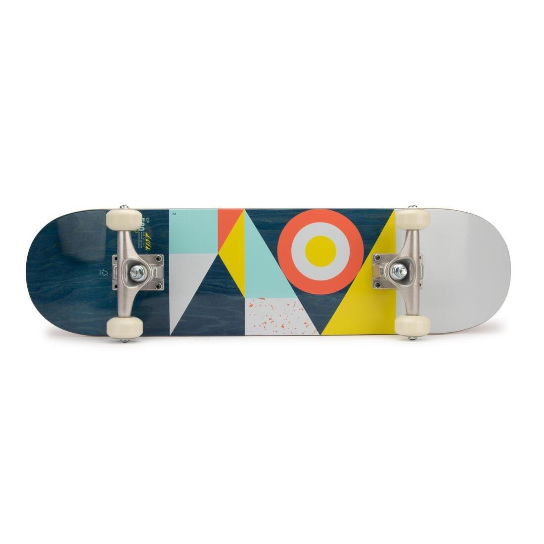 Kids Unisex Skateboard, Blue, No Color, large image number 3