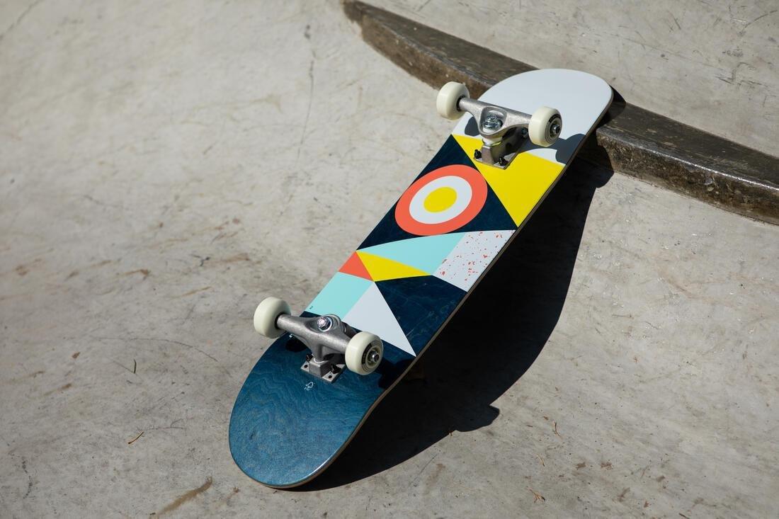 Kids Unisex Skateboard, Blue, No Color, large image number 11