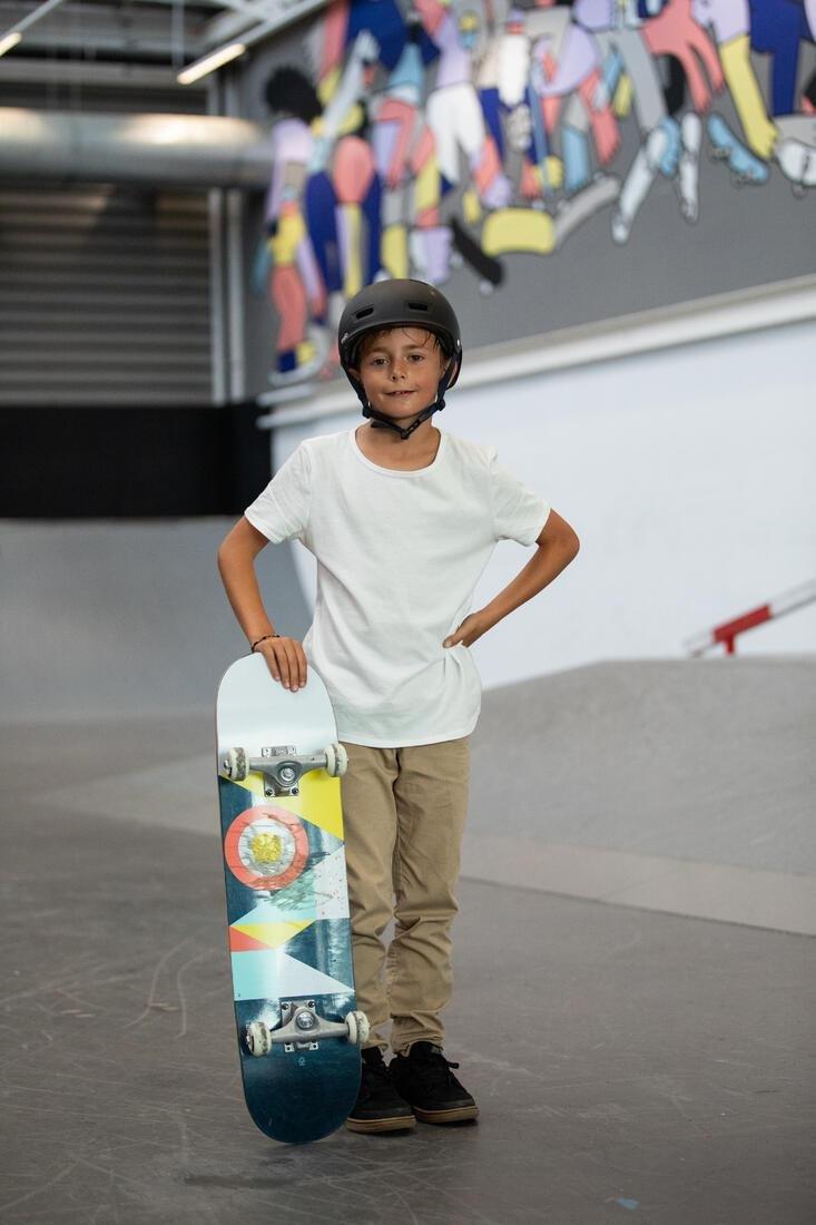 Kids Unisex Skateboard, Blue, No Color, large image number 12