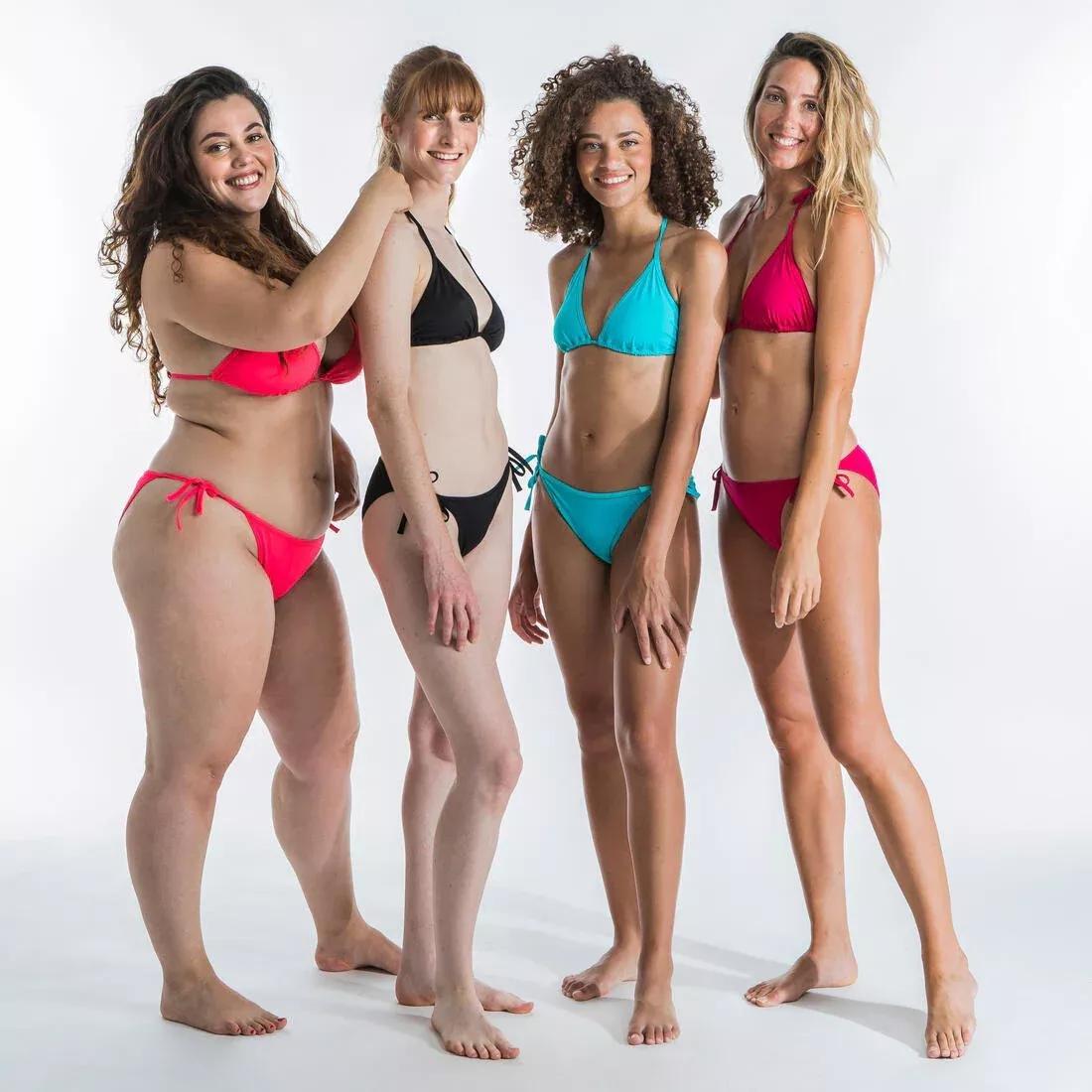 Womens Mae Sliding Triangle Swimsuit Top, Pink, No Color, large image number 6