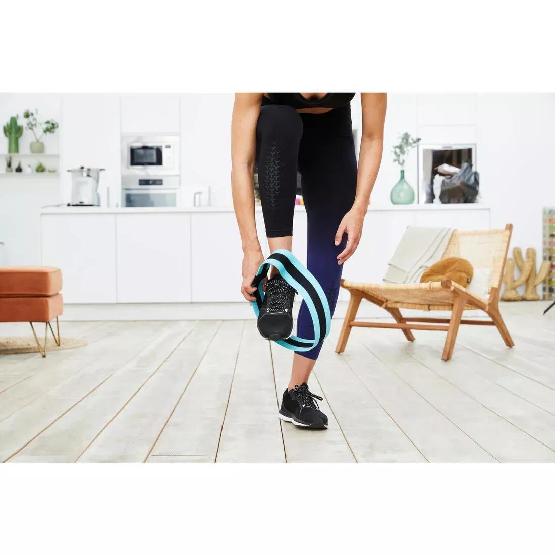 Weight Training Resistance Glute Band, Blue, No Color, large image number 11