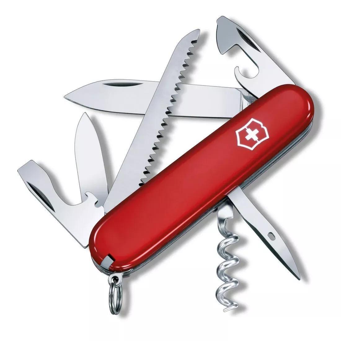 Camper Swiss Army Knife 13 Functions, Red, No Color, large image number 0