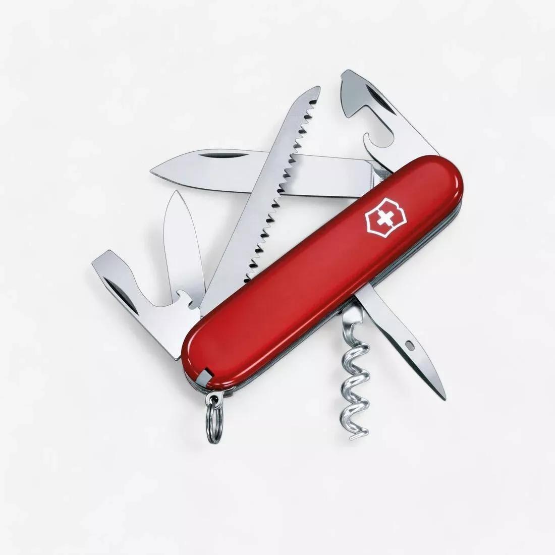 Camper Swiss Army Knife 13 Functions, Red, No Color, large image number 0