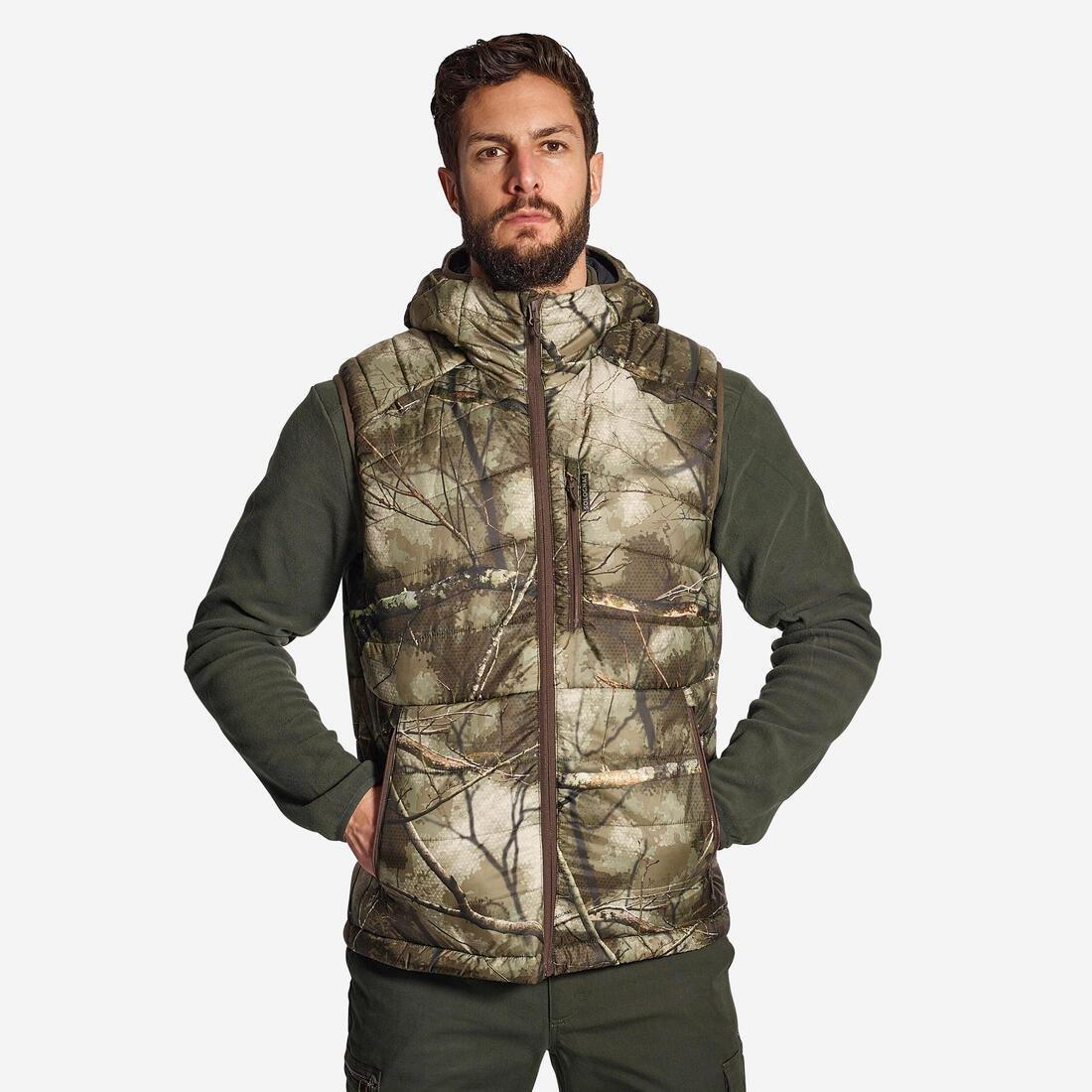 CAMOUFLAGE Sleeveless Down Jacket Gilet Treemetic, 5401_000, large image number 0