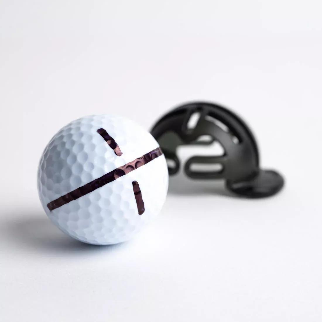DEFAULT GOLF BALL LINE STENCIL, No Color, large image number 6