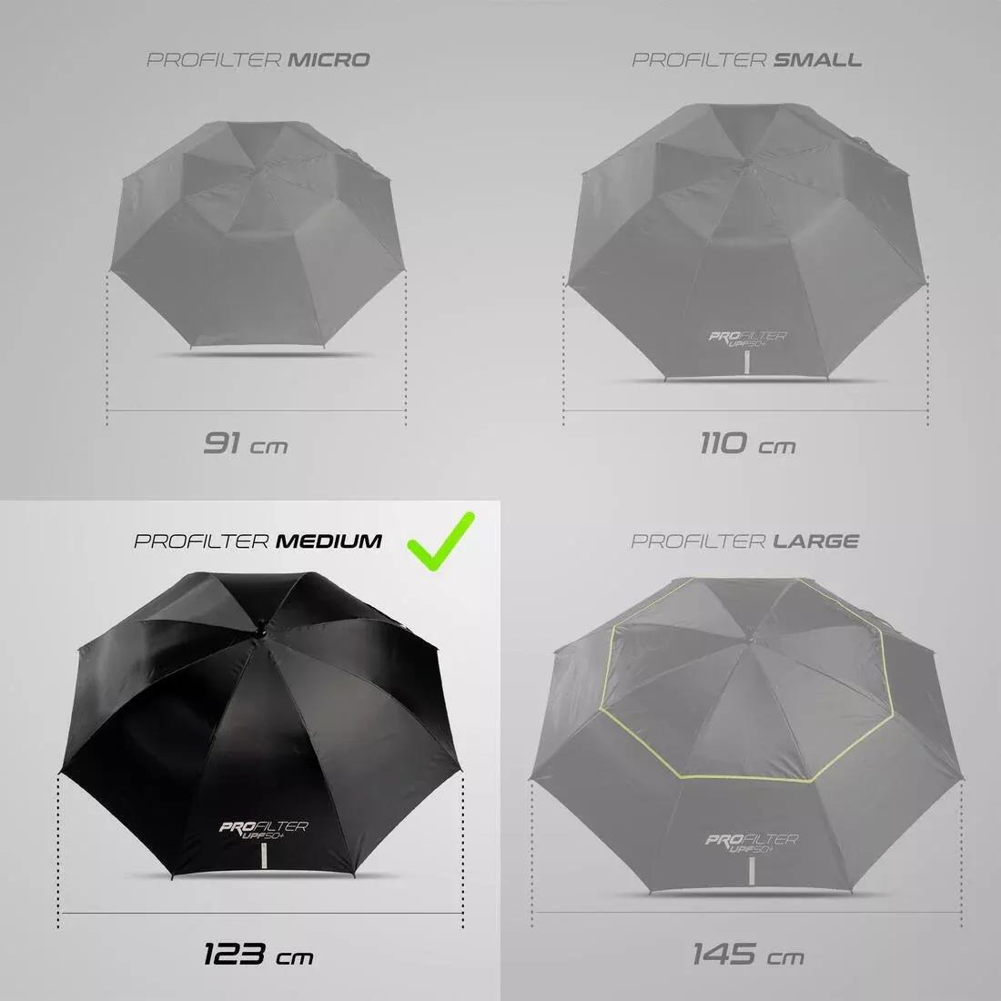 Golf umbrella medium - INESIS ProFilter, Black, No Color, large image number 4