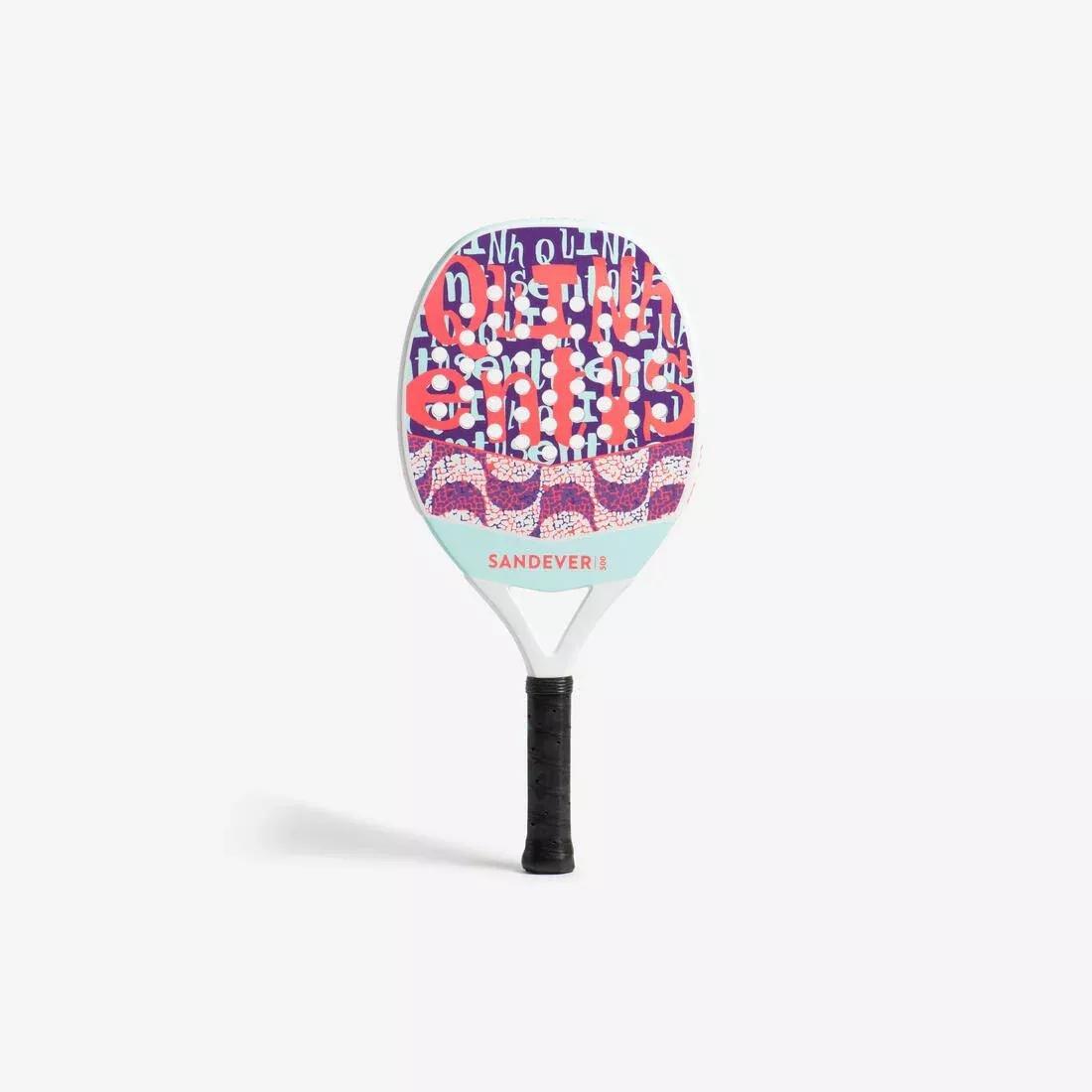 BTR 500 Beach Tennis Racket, Blue, No Color, large image number 1