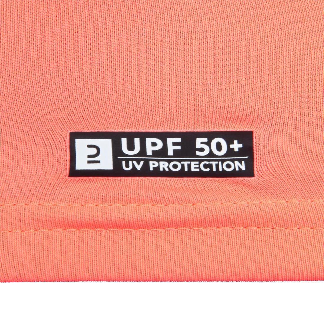 Kids Surfing Uv Protection Long-Sleeved Water T-Shirt, Peach, , large image number 4