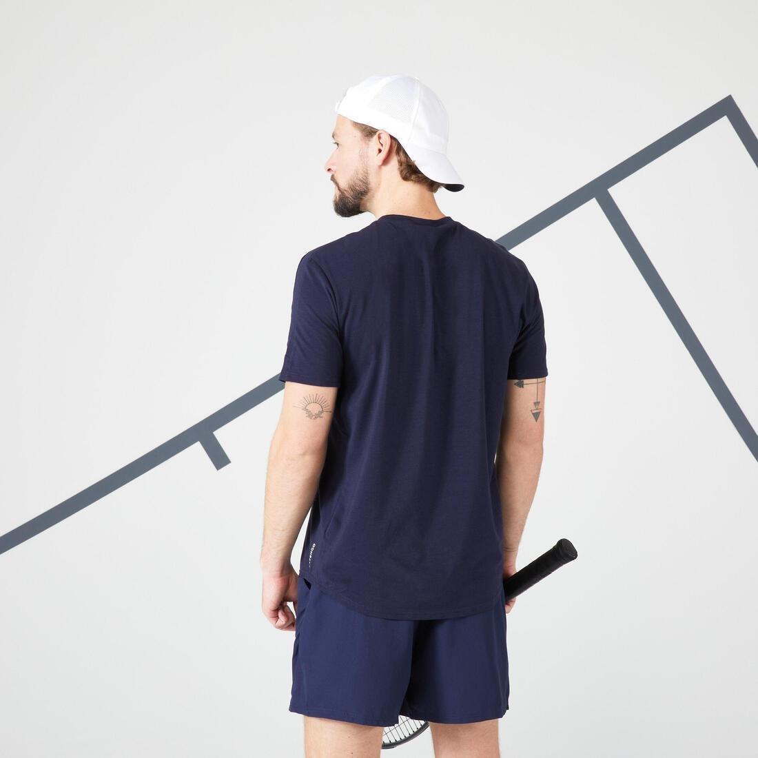 ARTENGO - Mens Tennis T-Shirt Tts Soft, Blue