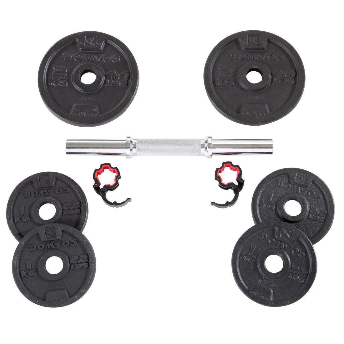 Weight Training Barbell Kit, Black, No Color, large image number 1