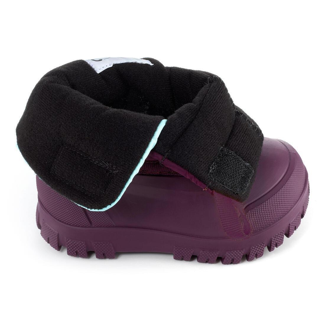Baby snow boots/ Ski Boots - Warm, Turquoise, No Color, large image number 3